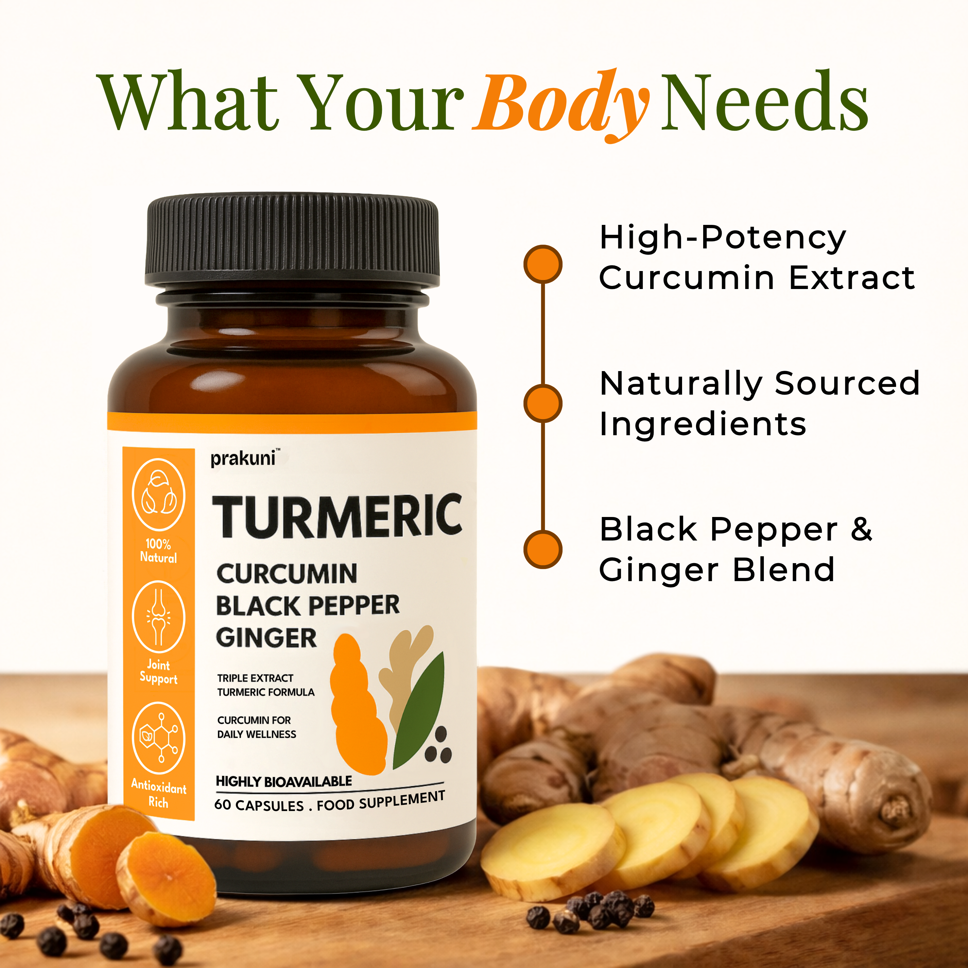 Turmeric & Curcumin for Joint Function & Mobility