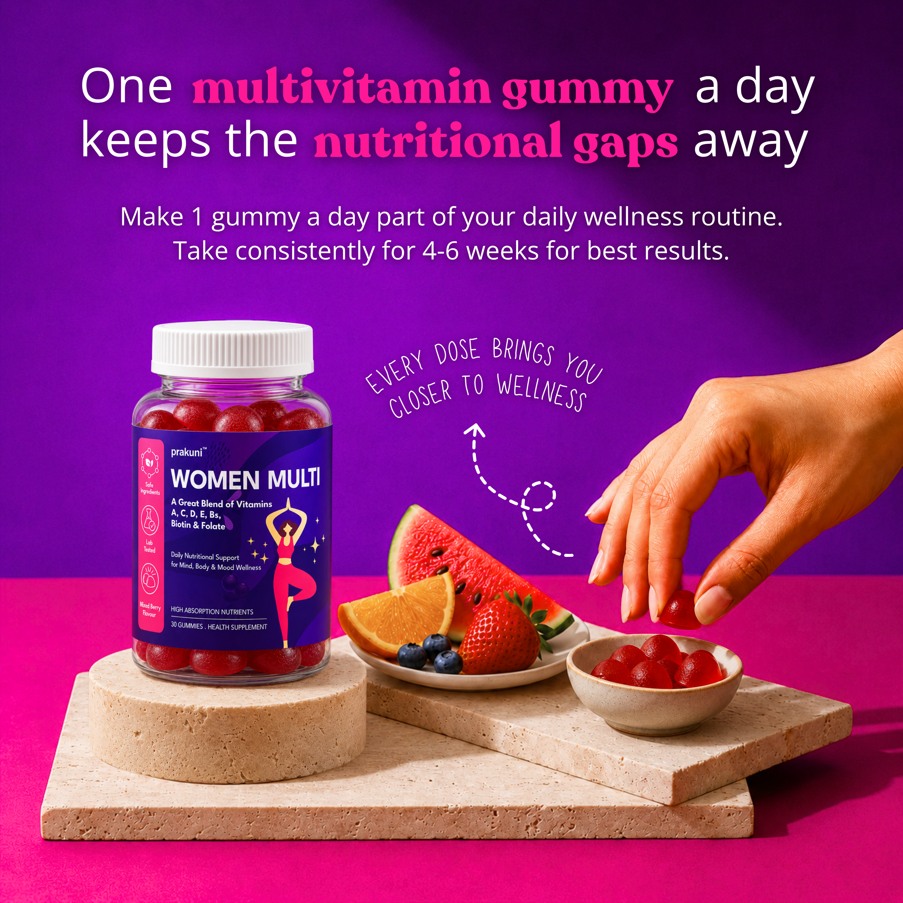 Women’s Multivitamin Gummies for Daily Wellness